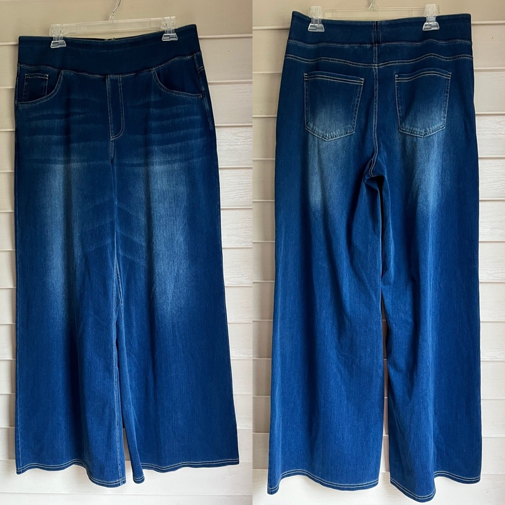Halara Flex Denim Pants Size XL Wide Leg NWT